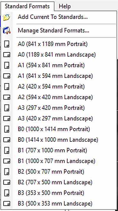 sizes